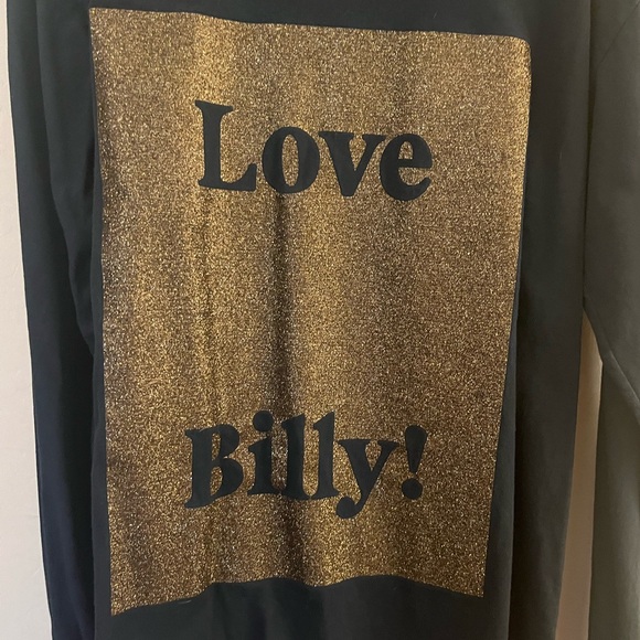 Gold Glitter Love Billy! T-shirt - Picture 5 of 6